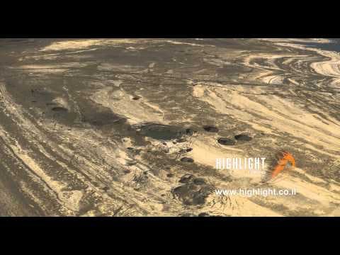 AD4K 015 - Aerial 4K Dead Sea: Dead Sea sinkholes, close to far