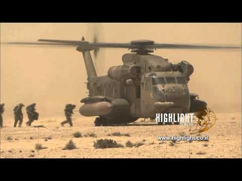 MI006 Israel Stock Footage Store: IDF infantry soldiers boarding a military helicopter