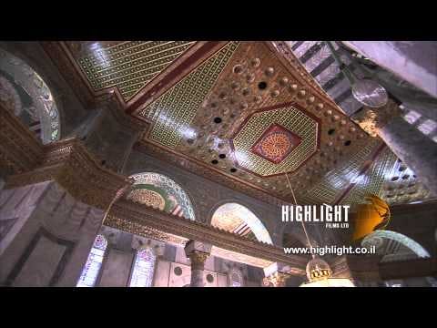 JM_031 - Highlight Films stock footage library: Dome of the Rock / Haram Al Sharif indoor