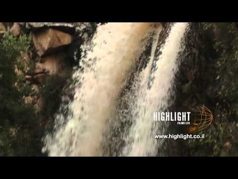 LN 009 Israel stock footage library: Close up of the Tanur waterfall in the Galilee mountains