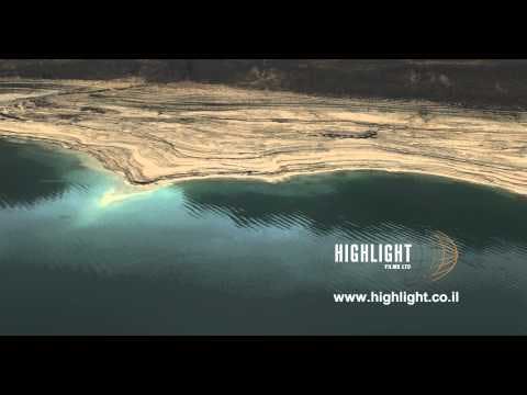 AD4K 006 - Aerial 4K Dead Sea: Dead Sea Coast flying above Dead Sea