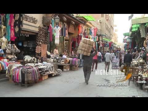Egypt 034 - Egypt Stock Footage: HD footage of Khan al Halili market