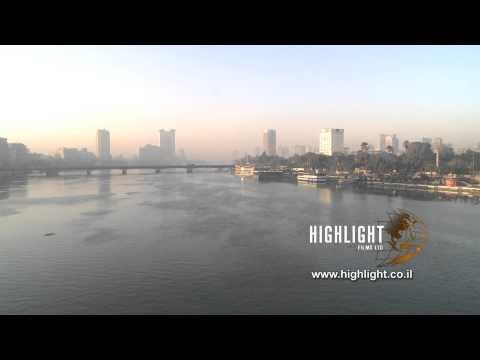 Egypt 003:  Egypt Stock Footage: HD footage of Cairo and the Nile at sunset